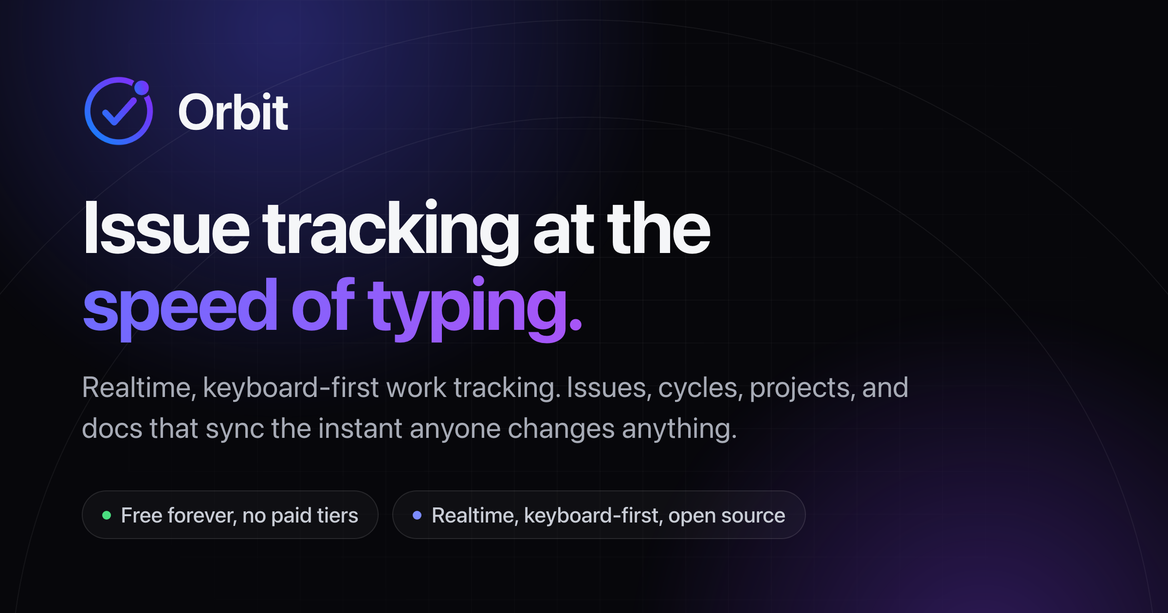 We built Orbit, a free open-source task manager with docs, inspired by Linear and Notion
